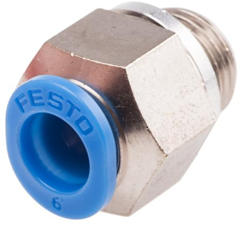 Push-in Fitting, Male G1/8, 6mm, Packung a 10 Stück
