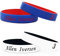 Lorh's store Basketball Stern Unterschrift doppelte Farbe Fans Armbänder Sport absorbieren Schweiß Silikon Armband 4 Stück (Allen Iverson)