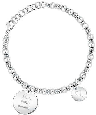 BLUESPIRIT Damen Armband, Good Vibes Kollektion, aus Edelstahl - P.31R505001600