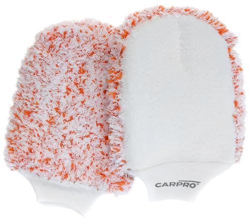 CarPro WheelsMitt - Waschhandschuh für Räder und Kunststoffe mit Zwei verschiedenen Seiten für eine Starke und sanfte Reinigung