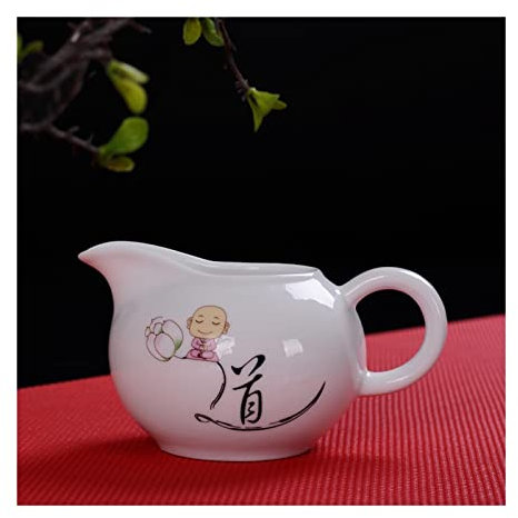 caihuashopping Pot À Lait Thé en céramique Piche-café créatif Mignon Mignon Petit thé JUG Divider 190ml V Spout Bec Trousse de Lait Verser la décanteur d'eau Pichet à Lait (Color : D)