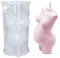 Cestony Moules en silicone pour bougies en forme de corps de femme enceinte pour la fabrication de bougies, pilier en résine, bougies d'aromathérapie, cire, savon, fleur, argile, artisanat, cadeau de
