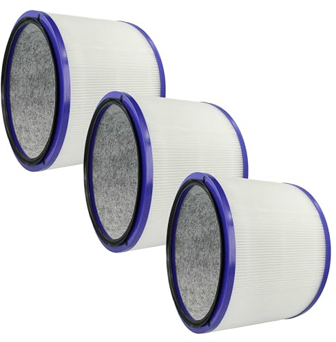 vhbw 3x HEPA Filter Replacement for Dyson 968101-04, 967449-04, 968125-03, 967449-04, 968125-05 for Air Cleaner - Spare Air Filter