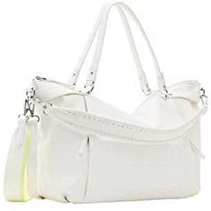 Desigual Women's Bag_Half Logo 23_LIBIA 2. 1000 White
