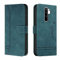Bravoday Cover per Xiaomi Redmi 9 / Redmi 9Power / Xiaomi Poco M2, Flip Custodia in Pelle PU Portafoglio Custodia per Xiaomi Redmi 9, con Slot per Schede, Verde