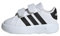 adidas Grand Court 2.0 Shoes Kids, Scarpe da Tennis Unisex - Bimbi 0-24, Cloud White Core Black Cloud White, 21 EU