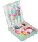 Girl's Hair Accessory Organiser - Mint Green Box With Hair Clip, Headband & Scrunchie Holder