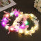 Fashband LED-Stirnband, leuchtende Feder-Kopfbedeckung, Party- und Festival-Kranz, Haar-Accessoires für Damen