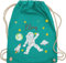 Turnbeutel Rucksack - Weltall - Astronaut Kinder Raumfahrt Weltraum Planet Geschenk - Unisize - Türkis - planeten name tasche nasa sternenhimmel kinderturnbeutel rakete beutel astronauten