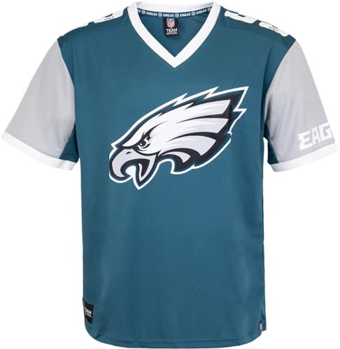 Fanatics Recovered NFL Team Color Block Jersey Trikot (L, Philadelphia Eagles)