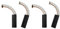Lot de 2 paires de balais de charbon de rechange pour moteur électrique, 6,3 x 11 x 32 mm
