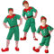 Fannyfuny Weihnachtselfen Kostüm für Damen, Kinder, Herren - Wichtel Elfenkostüm für Fasching, Karneval, Cosplay - Weihnachtsoutfit Familie Elfenkleidung