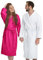 Banzaii Peignoir Éponge 100% Coton avec Capuche - Peignoir pour Homme et Femme - XXL Fuchsia