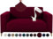 Alishomtll Sofa Überzug 2 Sitzer Stretch Sofabezug Universal Wasserabweisend Couch Überzug Sofaüberwürfe Elastische Jacquard Couchbezug rutschfest Sofaschoner für Hunde Katzen (140-185cm, Bordeaux)