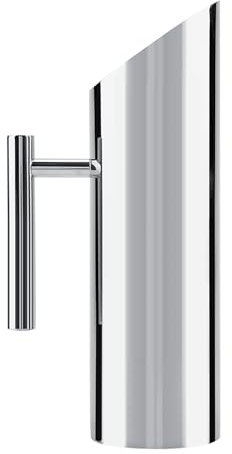 Jarra de Agua Metálica de Acero Inoxidable con Protección contra Hielo, Servir Agua, té Helado y Otras Bebidas Frías, Ideal para el Hogar, Hotel, Restaurantes,