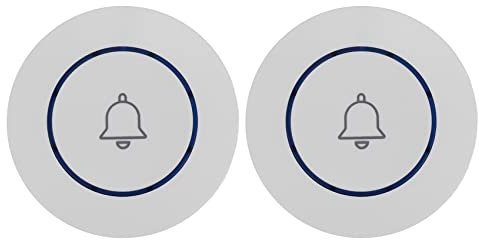VENEKA 2X M6 Doorbell Outdoor Button Wireless Doorbell Smart Wifi Doorbell Home Alarm Smart Doorbell Wireless 433 Doorbell