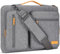 DOMISO 17,3 Pouces Sacoche Ordinateur Portable de Protection,Sac à Bandoulière Pochette Housse Imperméable Mallette Sac Messager pour 17-17,3 Dell ASUS HP Chromebook Notebook,Gris