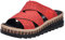 Rieker Damen V7970 Pantolette, Rot, 39 EU