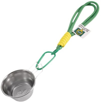 Sharplace Angelköderschale, Campingbecher, Wasserbecher, multifunktionales Angelzubehör, Fischfutterbox zum Angeln, Jagen, Grillen, Rucksackreisen, GrÜn