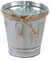 YARNOW Maceta Barandilla Caldero Colgado Baldes Jardinera Colgante De Pared Maceta De Barro Macetas Suculentas Cubo Decorativo Fosa Cubo De Hojalata Cestas Colgantes Bolita Grey