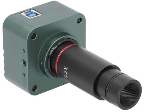 Digital Electronic Microscope Camera USB3.0 4K 8MP Eyepiece Industrial Microscope Camera with 0.5X Lens and 30mm 30.5mm Adapter