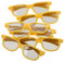 Supvox 6 Stücke 3D Brille Kino Brille Film Brille Betrachtung Brille Videospiel Brille Orange Kunststoff