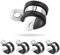 Poppstar 5X Hose Clamps P-Clamp Stainless Steel, Clamping Range 20mm, Bandwidth 20mm, Rubberized