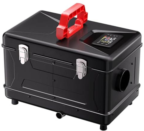 8KW Diesel Heater, 5L Toolbox Compact 2S Portable Diesel Air Heater 110V/12/24V All in One Fast Heating with App Control, Altitude Mode and no tick for RV Garage Camper 2025 Upgraded