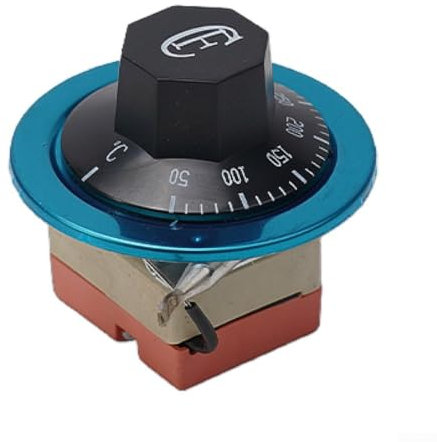 Jotekonoby Digital Temperature Controller Thermostat Switch With 70Cm Wire Length Metal Housing 50-400℃ Range For Electric Oven Water Heater Boiler Kitchen Equipment