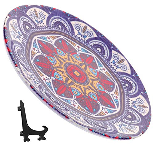 Alipis Ceramic Plate Wall Art Decorative Plates with Multi-functional Use and Easy to Clean Features for Kitchen Wall Decor in Restaurant or Food Shop