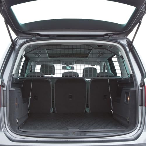 Travall Hundegitter für SEAT Alhambra (2010-2022) Fahrzeugspezifisches Hundegitter, Kofferraumschutz für Hundetransport, Gepäckschutz, Robustes Stahlnetz Auto Hundesperre