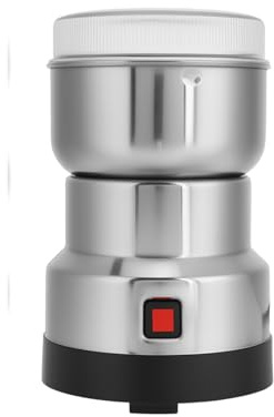 550W Commercial Electric Grain Grinder - Heavy Duty Stainless Steel Blade, for Coffee Beans, Spices, Pepper, Nuts - 150g Capacity W/Pure Copper Motor & Safety Switch (110V/220V)