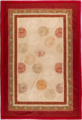 Bassetti Florence Plaid aus 100% Baumwolle in der Farbe Rot R1, Maße: 135X190 cm - 9333429