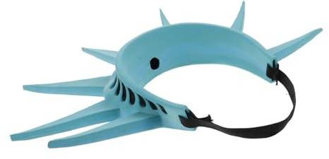 Uonlytech Freiheitsstatue Kostüm Krone und Fackel Verstellbares Lady Headband aus Hochwertigem Material Langlebiger Kopfschmuck für Halloween Karneval Patriotische Festivals und