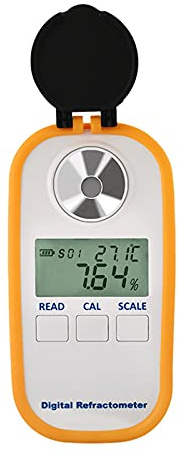 LLAWQSM Refraktometer, Elektronischer digitaler Urin-Refraktometer-Urinspezifisches Gravity-Messgerät-Serum-Protein-Detektor-Tester-Urinometer-Hartrometer