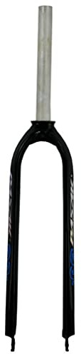 FKXSXAZ Forcella Rigida per Mountain Bike 26/27.5/29'' MTB 1-1/8'' Dritta Senza Filettatura in Lega di Alluminio Ultraleggera per Freno a Disco Anteriore QR 9mm (Colore: Blu, Misura 29'')