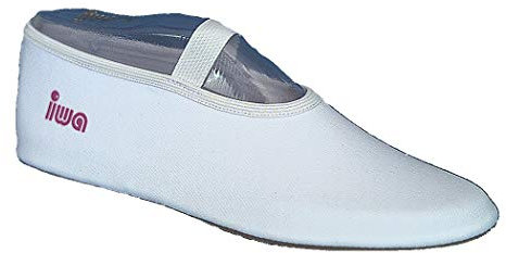 IWA 250 Trampolin Schuhe Gymnastikschuhe Turnschläppchen weiß: Größe: 34 | Farbe: weiß
