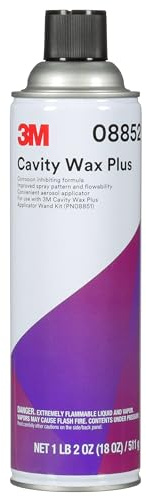 3M Cavity Wax Plus Aerosol Spray, 08852, 18 fl oz, Self-Healing, Chipping