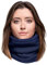Karl Loven Damen Loop Schal Hals wärmer Herren Schnalle Winter Fleece Futter Unisex warme Hut Maske - Sport Ski Motorrad Fahrrad Snowboard Wandern Navy blau