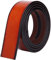 Nelbons Herren Gürtel Ratsche Automatik Gürtel für Männer 35mm Breit Ledergürtel, Ohne Schnalle (rot N3, Länge 130cm Geeignet für 30-43 taille)…