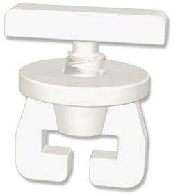 INTERDECO Gardinenfeststeller Gardinenstopper Universal für Gardinenschienen und Vorhangschienen (2 Stück)
