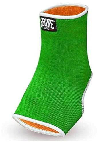 LEONE 1947, Doppelseitige Fußkettchen, Unisex-Erwachsene, Grün/Orange, M, AB716