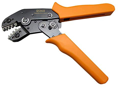 Crimpwerkzeug mit Ratsche für Polklemmen AWG28-16 Drahtverbinder 0,1-1,5mm² PH 2,0mm / XH 2,54mm / Dupont 2,54mm / TAB 3,96mm / KF2510 / JST