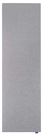 Legamaster Wall-Up Akustik Pinboard - quiet grey - 200x59,5 cm - XL Pinnwand mit Textil-Oberfläche - mit Schall-Absorption zur Verbesserung der Akustik in Räumen - zur Wandmontage