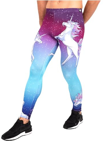Kapow Meggings The Original Men's Leggings (Fantasia, X-Large)