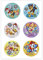 Dekora 236032 für Paw Patrol Fans essbare Kuchen Cupcake Dekorationen 6 Stück