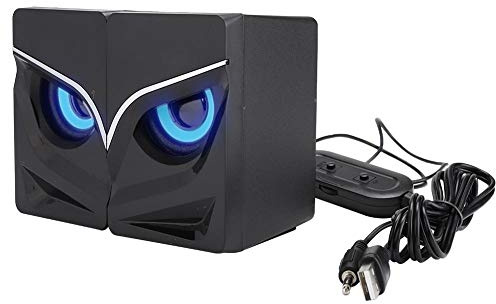 Vikye Desktop-Musik-Player, USB 2.1 -Desktop-Subwoofer Upgrade Computer-Lautsprecher, kleine Stereoanlage für Handy-Notebook