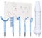 High Frequency Facial Wand Machine, ‎FAZJEUNE 5 in 1 Portable Handheld Face Massager Skin Care Device Tightening Machine Set Acne Spot Treatment Reducing Puffy Eyes Wrinkles Dark Circles Freckle