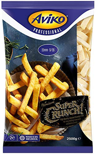Aviko Frozen SuperCrunch Thick Cut Chips 18mm - 1x2.5kg