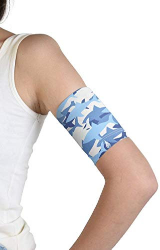 Dia-Band KINDER, Glucose Sensor Schutz Armband Freestyle Libre, Medtronic, Dexcom oder Omnipod – Komfortabel wiederverwendbares Diabetikband. (Junior.S (18-20 cm))
